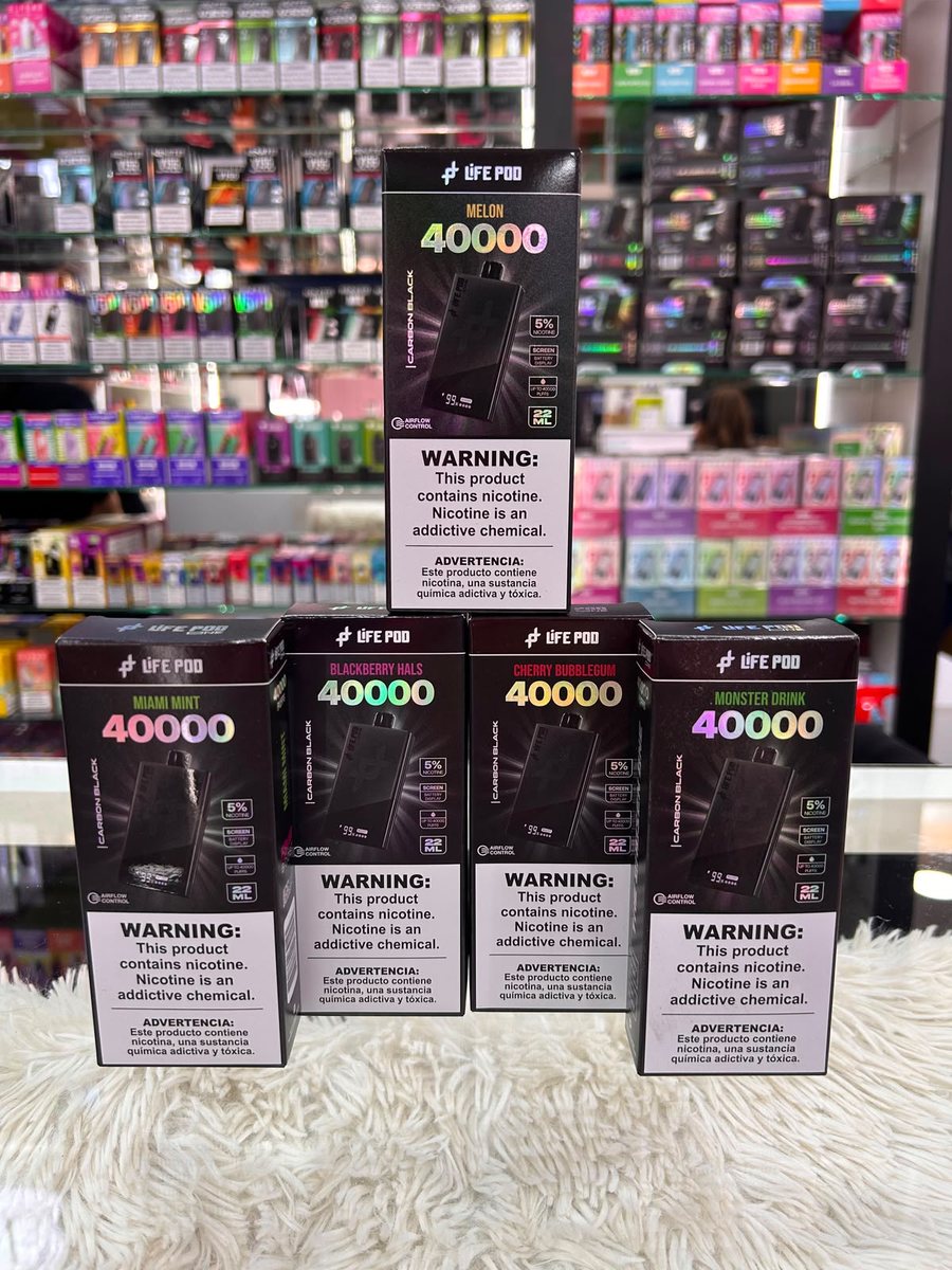 Vapes Life Pod 40000 variados, varios sabores